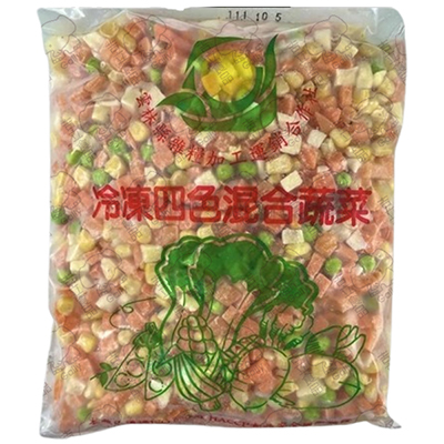 冷凍四色豆
