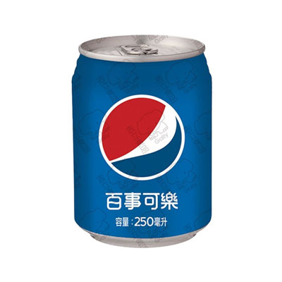百事可樂鋁罐250ml 24/箱