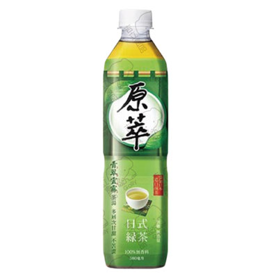 原萃無糖綠茶580ml 24/箱