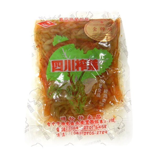 明松辣榨菜絲5斤