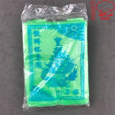 皇龍小3杯綠色杯袋